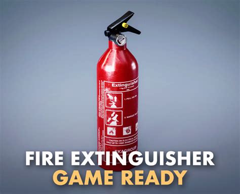 Because fire grows and spreads so rapidly, the number one priority for residents is to get out safely. Fire Extinguisher - Single Asset | FlippedNormals