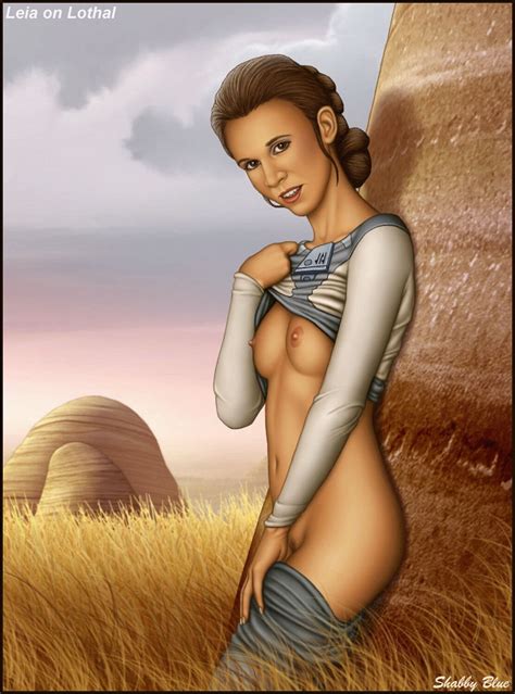 Princess Leia Organa Solo Female Tits Nude Female Brunette Nipples