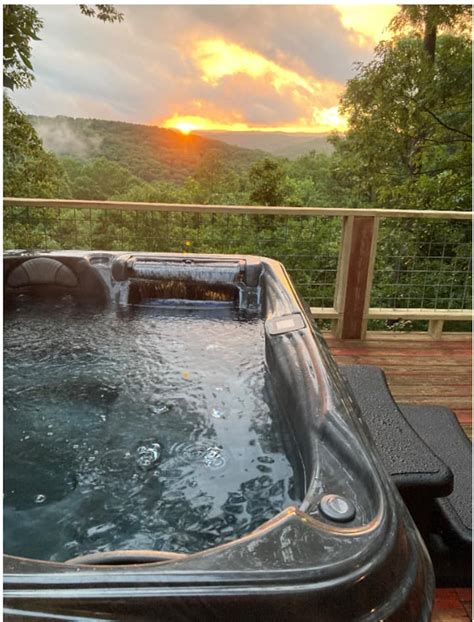 Cabin W Hot Tub Amazing Views Wifi 50 Smart Tv Cabins For Rent In