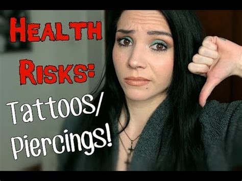 The inks used in tattoos and permanent makeup (also known as micropigmentation). The Health Risks of Tattoos & Piercings! - YouTube