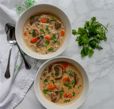 Creamy Vegan Mushroom Soup Debra Klein Easy Plant Based Recipes