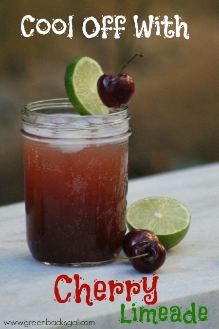 Homemade Cherry Limeade Recipe With Whole Food Ingredients Limeade