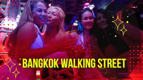 Walking Street Bangkok Strip Clubs Thailand Vlog Youtube