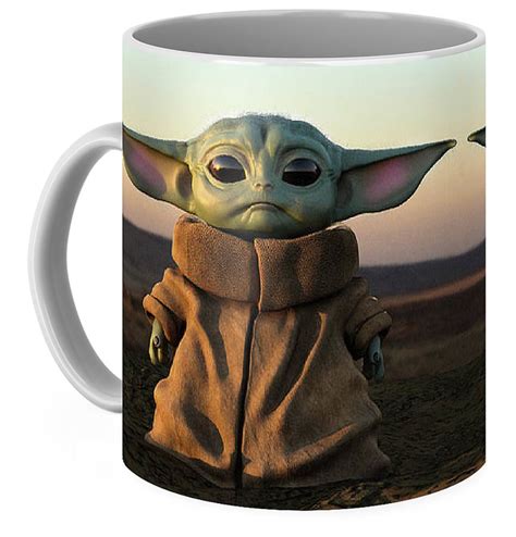 Baby Yoda Drinking Mug Coffee Mug Ceramic 11oz 15oz Coffee Mug