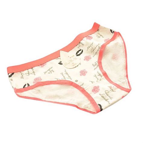 candy color women cotton underwear hot soft printed panties pink large code women s panties