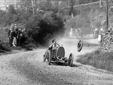 1924 Englishman Raymond Mays Loses A Wheel From His Type 13 Bugatti At