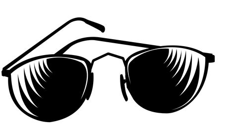 Sunglasses Clip Art Black And White Free Clipart Clipartix