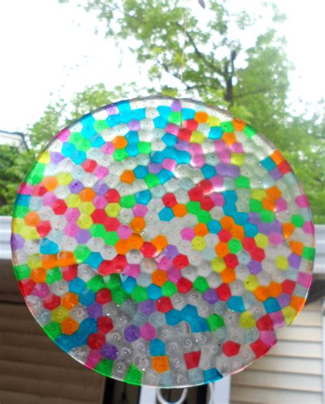 Melted Bead Suncatchers Home Sweet Home Crafts Pony Bead Crafts