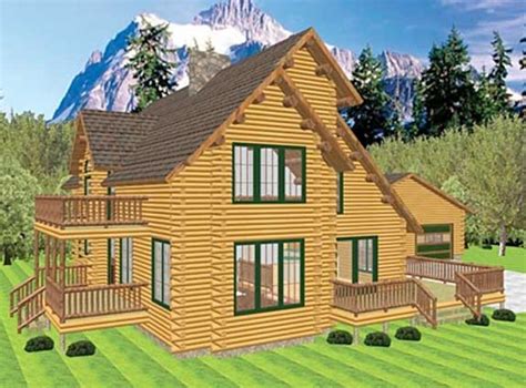 Brockton Log Cabin Plan By Katahdin Cedar Log Homes