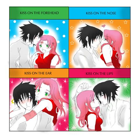 Sasuke And Sakura Kiss Meme By Dramaqueen14 On Deviantart