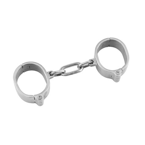 Buy New Stainless Steel Metal Erotic Couple Handcuff With Chain Bdsm Bondage