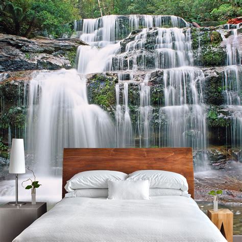 Waterfalls Mural Waterfall Mural Interior And Exterior Angles Floor