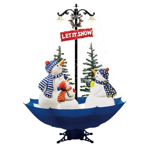 Northlight 55ft Lighted Musical Snowing Let It Snow Snowmen In