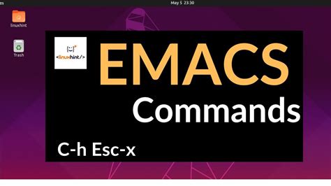Emacs Commands One By One Tutorial Youtube