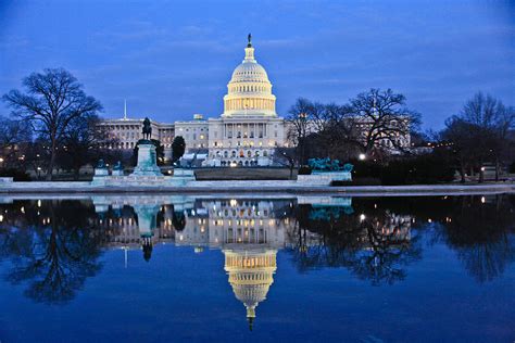 Capitol Reflecting Pool By Richard Nowitz
