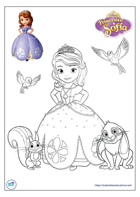 Dibujos De La Princesa Sofia Para Imprimir Y Pintar Artofit