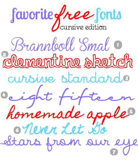 Life According To Kendall Fave Free Fonts Cursive Edition 7 Free