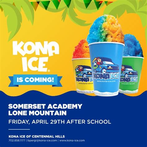 Kona Ice Is Coming Back News And Announcements