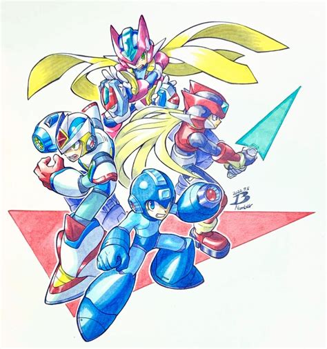 Pn13ban Mega Man Character Mega Man X Character Model X Mega Man Model Zx Mega Man