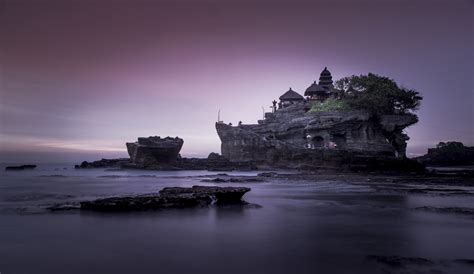 Photography Bali Temple Ancient Sunset Wallpaper Coolwallpapersme