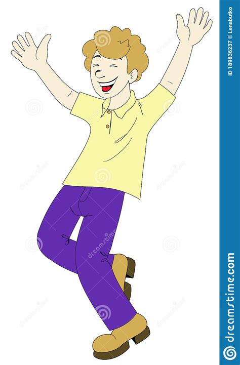 Drawing Of A Happy Person Stock Illustration Illustration Of Emotions