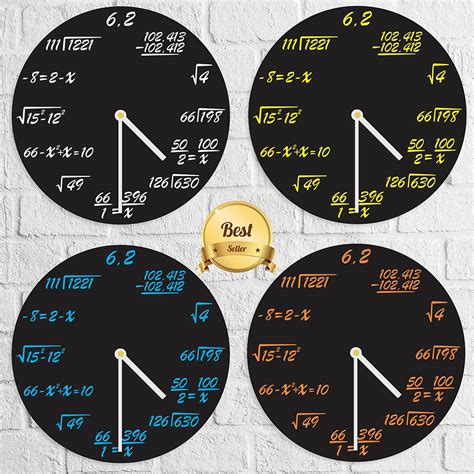 Jam Dinding Matematika Wall Clock Rumus Matematika Tersedia Bermacam