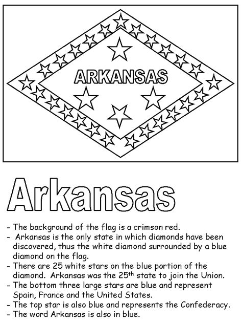 Https://wstravely.com/coloring Page/arkansas History Coloring Pages