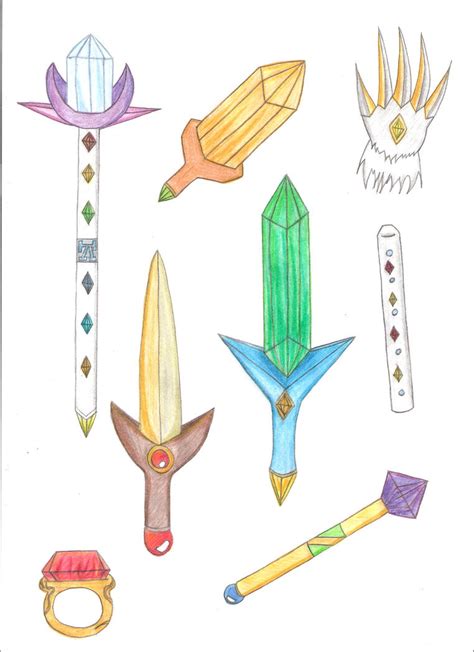 Crystal Weapons 2 By Vivi Bluefire On Deviantart