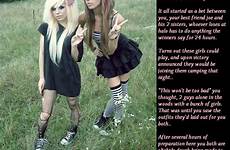 tg captions cd forced dare caps sissy girls fantasy sister most girl sisters girly visit cap transgender tv sissification dresses