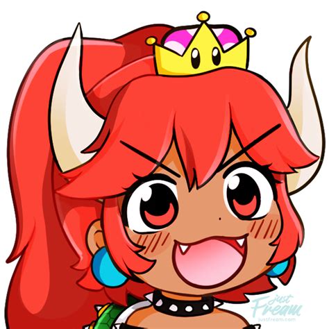 cute and tanned bowsette gyate gyate ohayou know your meme
