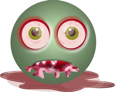 Emoticon Smiley Zombie Kostenlose Vektorgrafik Auf Pixabay