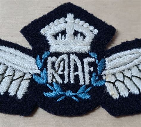 Ww2 Royal Australian Air Force Woven Pilot Qualification Raaf Wings