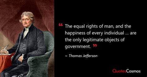 The Equal Rights Of Man And The Thomas Jefferson Quote