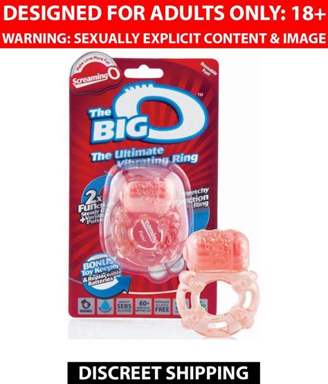 The Screaming O The Big O Vibrating Pleasure Ring For Men Imported From