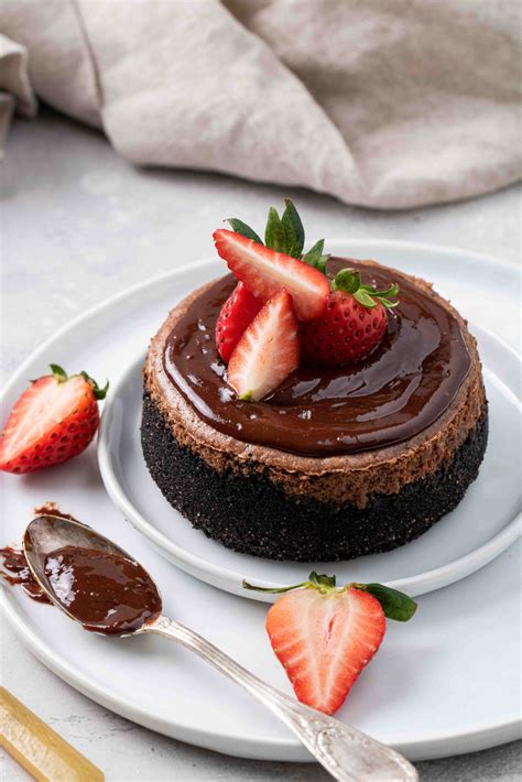 The Creamiest Chocolate Cheesecake Mini Recipe Lifestyle Of A Foodie