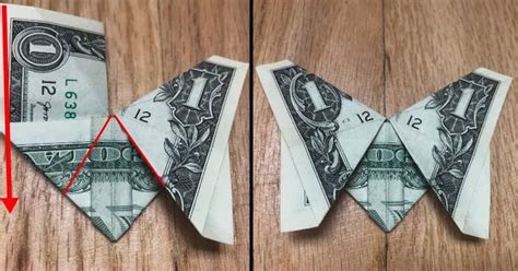 How To Fold A Dollar Bill Origami Butterfly The Daily Dabble Dollar