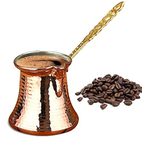 Handmade Turkish Coffee Pot Greek Arabic Coffee Kettle Ottoman