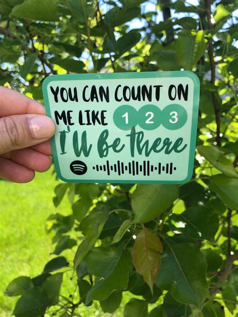 Count On Me Bruno Mars Spotify Spotify Code Scan Etsy