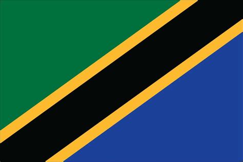 Tanzania Africa Flag
