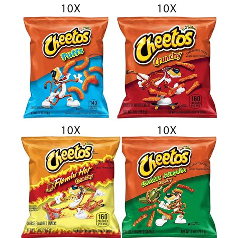 Buy Cheetos Cheese Flavored Snacks Variety Pack 40 Count Online At Lowest Price In Ubuy Macao
