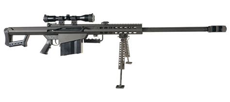 Excellent Barrett M82a1 Semi Automatic 50 Bmg Rifle With Scope Extra