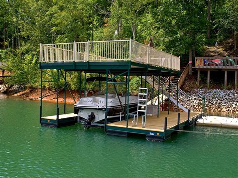 The Carolina Boat Lift Is Built By Custom Dock Systems In Upstate Sc