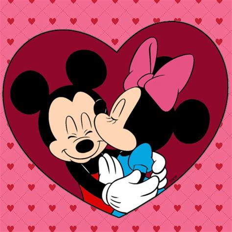 Minnie And Mickey Mickey Mouse Art Mickey And Minnie Kissing Mickey Mouse Cartoon