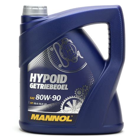 Mannol Hypoid Getriebeöl 80w 90 Api Gl 4gl 5 Ls 4l Schaltgetriebeöle
