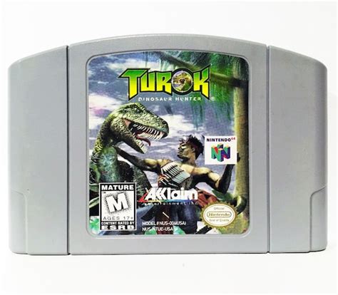 Vintage Turok Dinosaur Hunter Nintendo 64 Tested Works Very Etsy