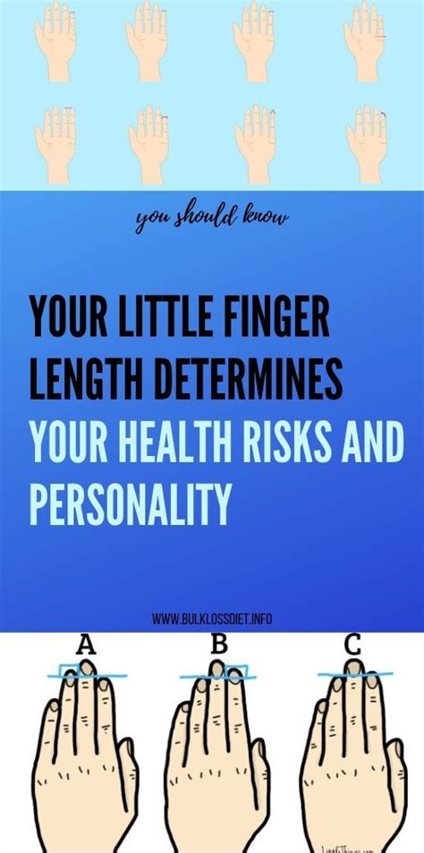 Your Little Finger Length Determines Your Health Risks And Personality