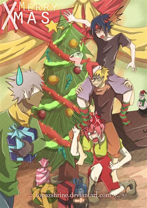 Crazy Christmas Anime Naruto Teams Anime Naruto