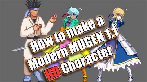 How To Make Mugen Hd Character 2021 Part 1 Sprites And Make