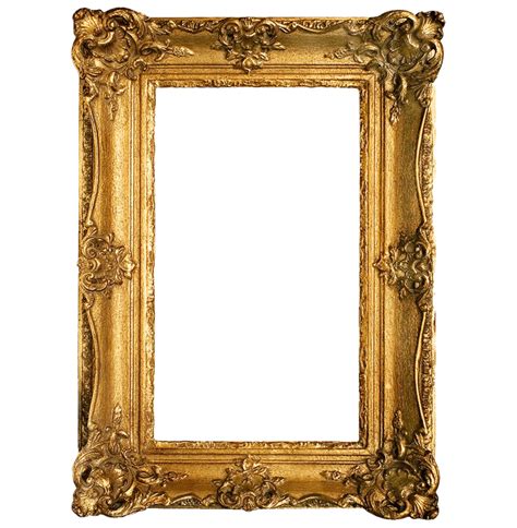 Golden Vintage Frame Png Clipart Png All