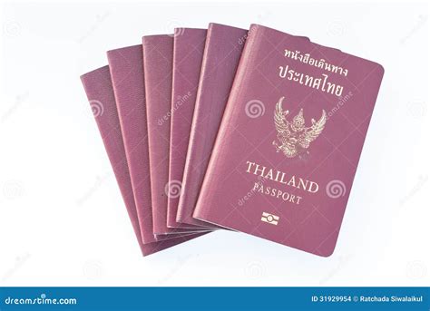 Thailand Passports Stock Photo Image Of Airport Visa 31929954